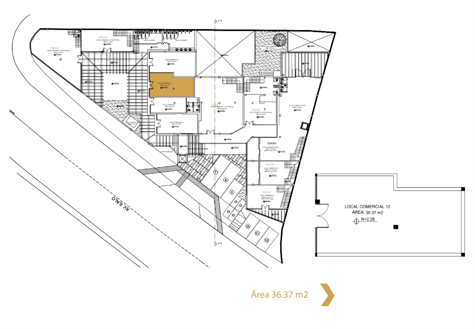 Local comercial planta 1, Local 12